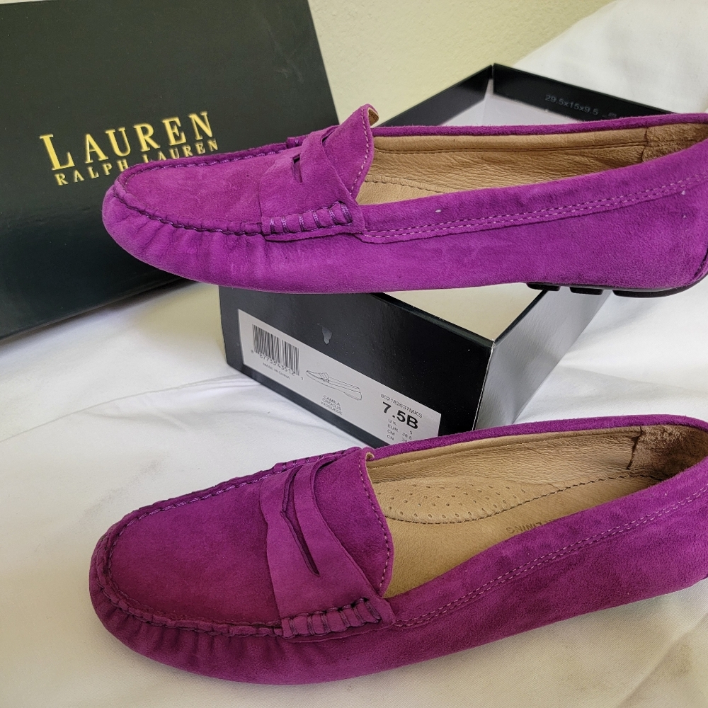 Ralph Lauren suede loafers